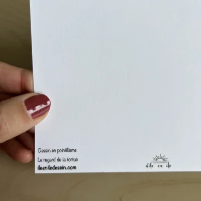 verso d'une carte postale